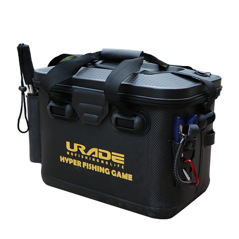 a portable fishing tank with a multi-purpose live eva tank and a thick field fishing tank fishing gear tool to collect a barrel